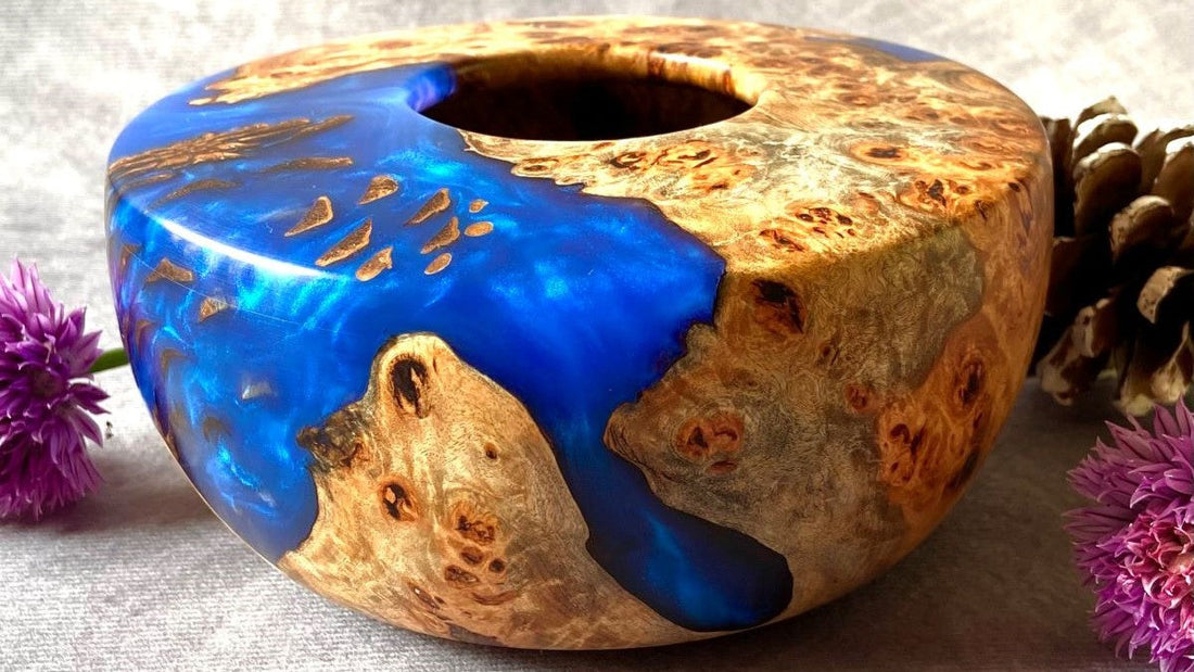 Begat Woodcraft stall at Living North Christmas Fair York – handmade wooden and resin gifts