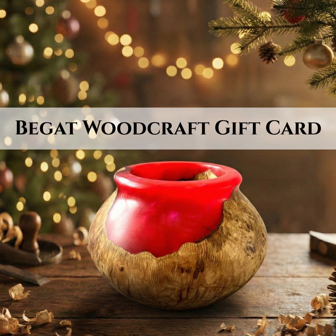 Begat Woodcraft digital gift card for handcrafted wooden chopping boards and personalised gifts