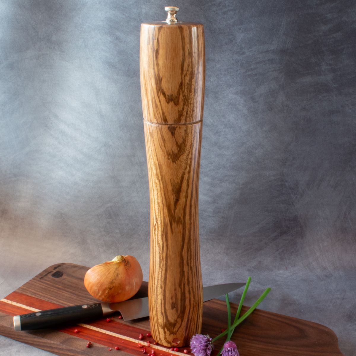 Large Zebrano pepper mill (ref 111)