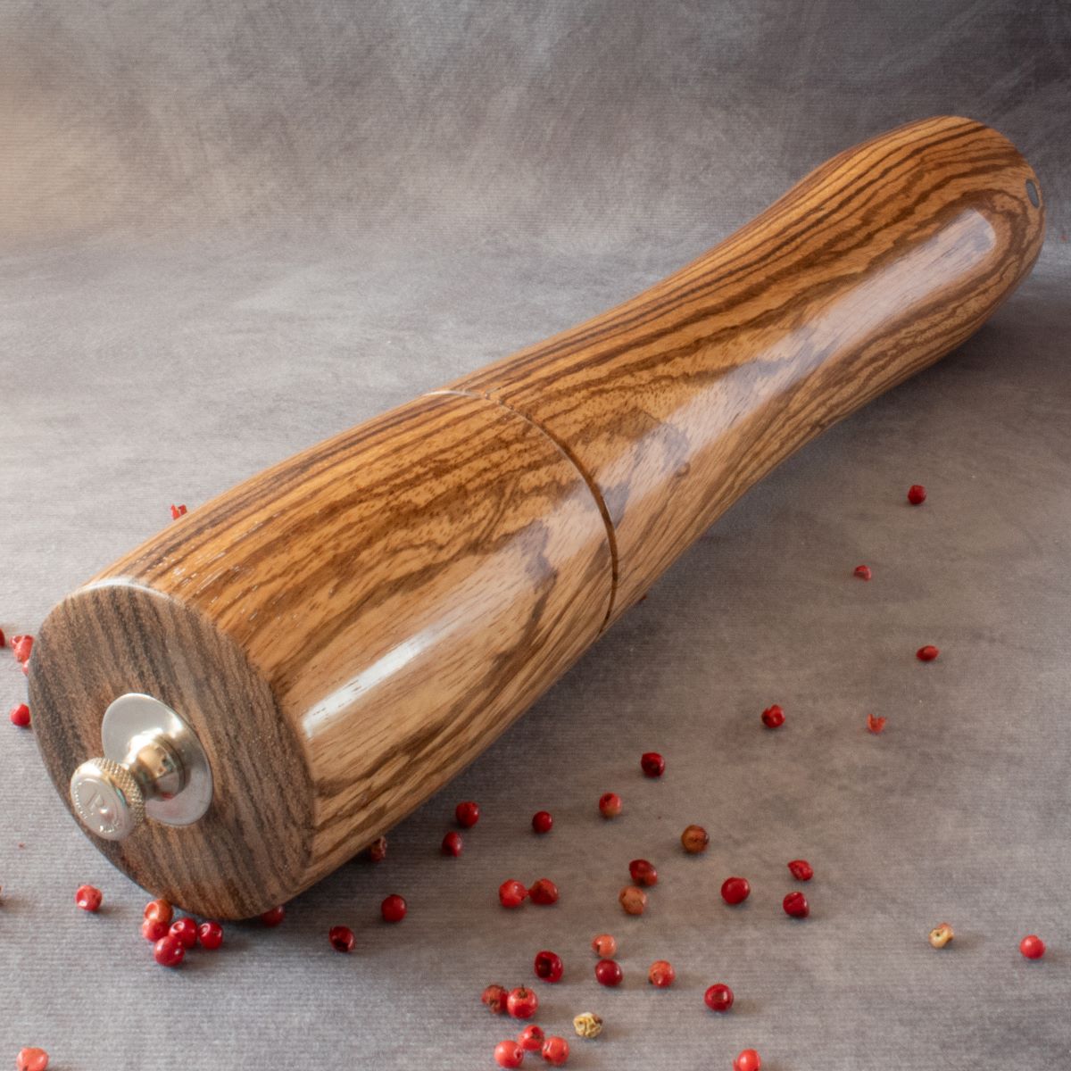 Large Zebrano pepper mill (ref 111)