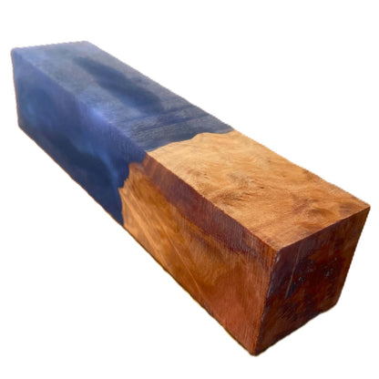 Mallee Burr & Resin Hybrid Handle Blank | Woodturning Supplies