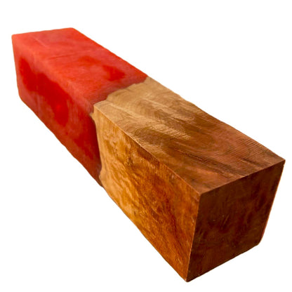 Mallee Burr & Resin Hybrid Handle Blank | Woodturning Supplies